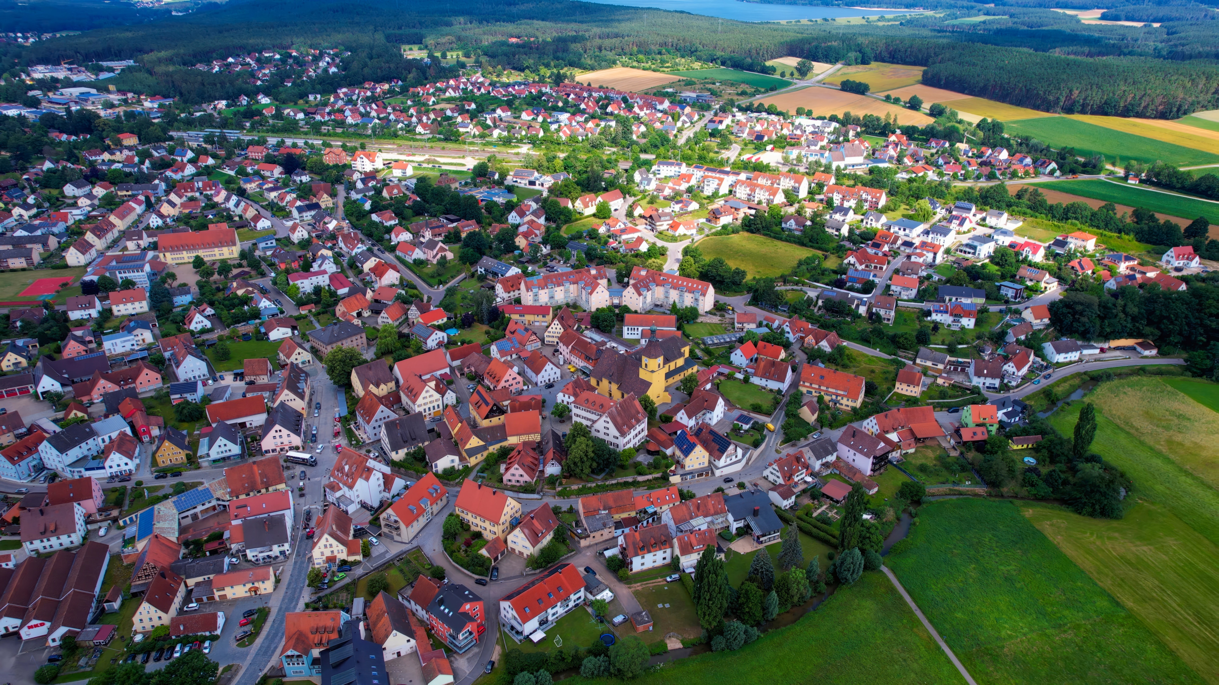 Luftbild von Pleinfeld