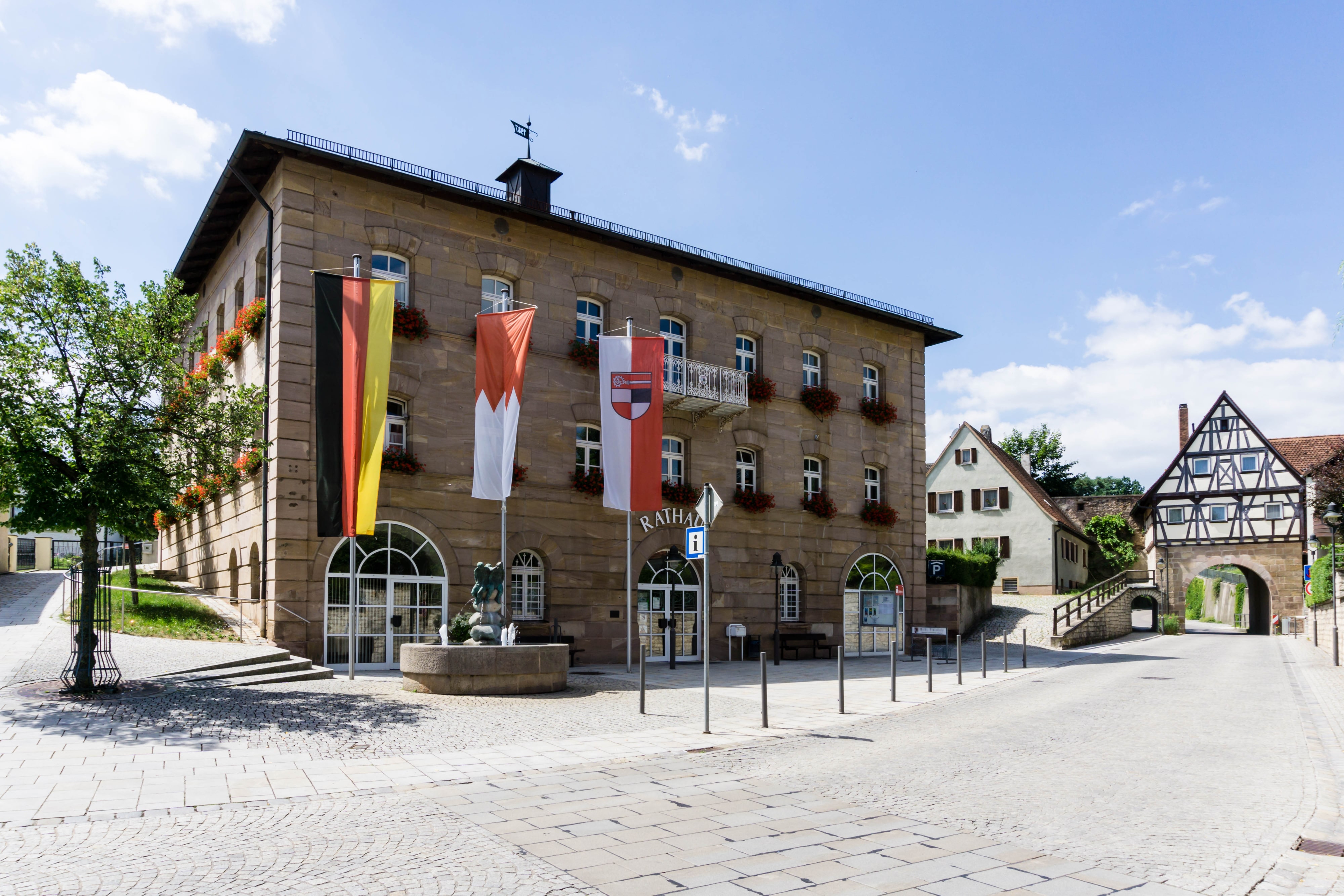 Rathaus in Pleinfeld / Bayern