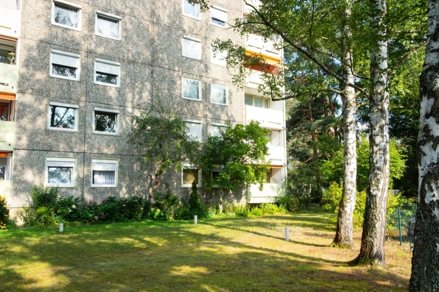 Außenansicht - Ankommen und loswohnen - Ihre Praktische 3-Zimmerwohnung in Nürnberg Langwasser mit tollem Balkon