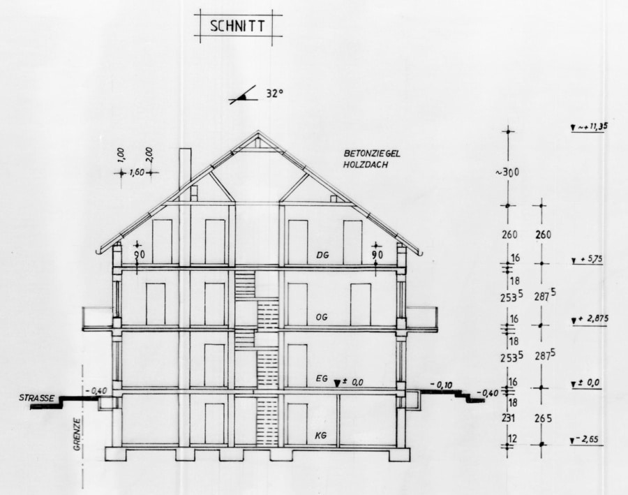 Schnittbild_MFH - Voll Vermietetes Mehrfamilienhaus mit Potenzial