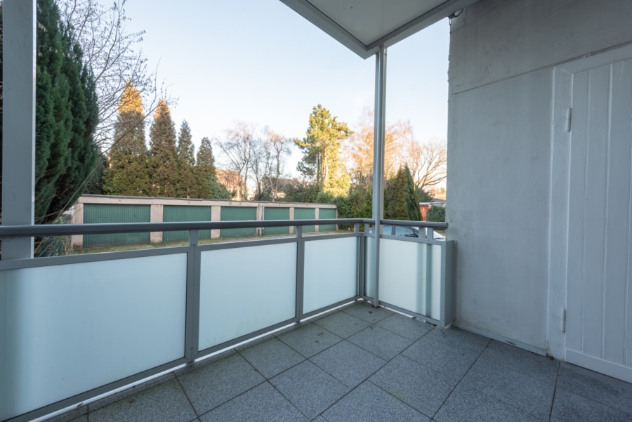 Weitere Ansicht angebauter Balkon Erdgeschoss - Am Puls von Bredeney!