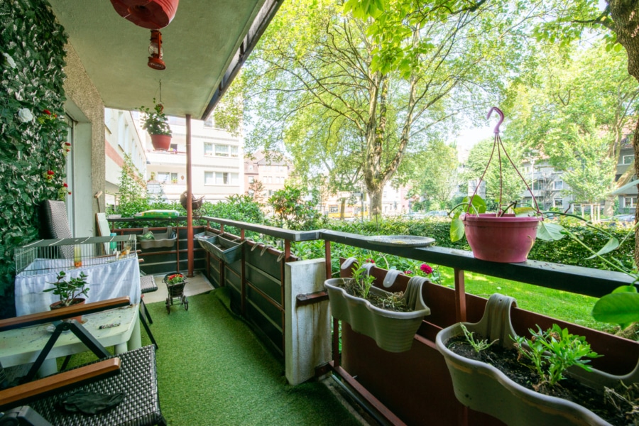 Loggia - Hochparterre-Wohnung in Essen Rüttenscheid