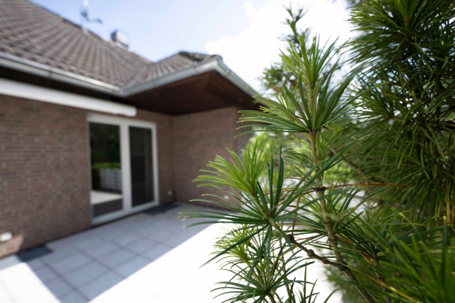 Blick zur Terrasse - Traumhaftes Einfamilienhaus in Neubruchhausen – Platz für die ganze Familie!