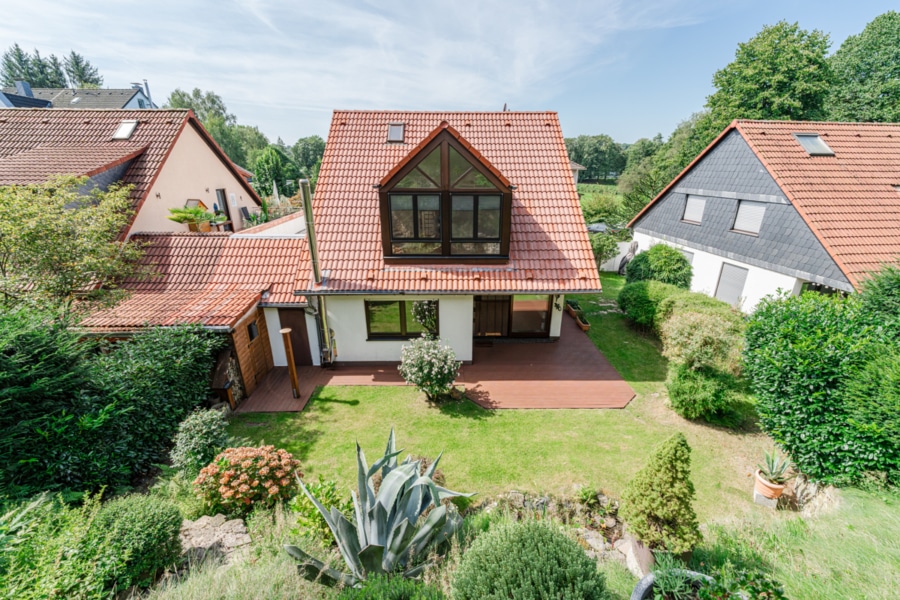 Ansicht Sonnenterrasse - Haus am Baldeneysee mit Garten und Garage!