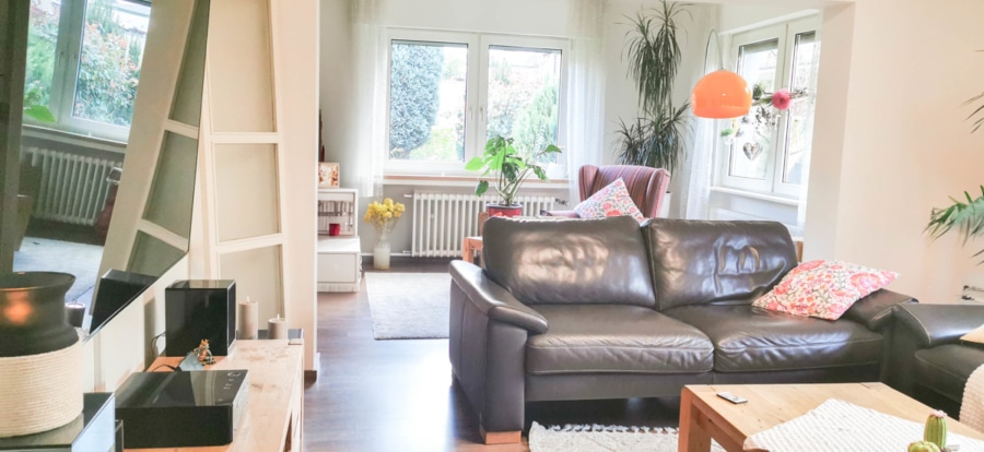 Wohzimmer - Gemütliche Erdgeschosswohnung mit Gartenparadies