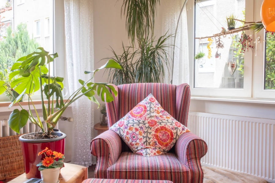 Wohnzimmer - Gemütliche Erdgeschosswohnung mit Gartenparadies