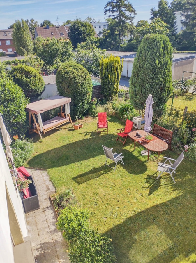 Garten - Gemütliche Erdgeschosswohnung mit Gartenparadies