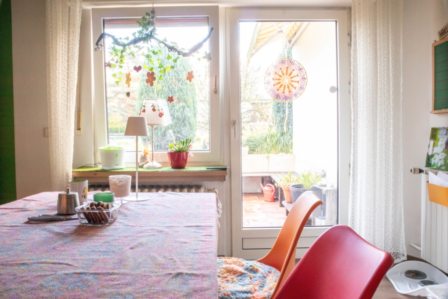 Ausgang Terrasse - Gemütliche Erdgeschosswohnung mit Gartenparadies