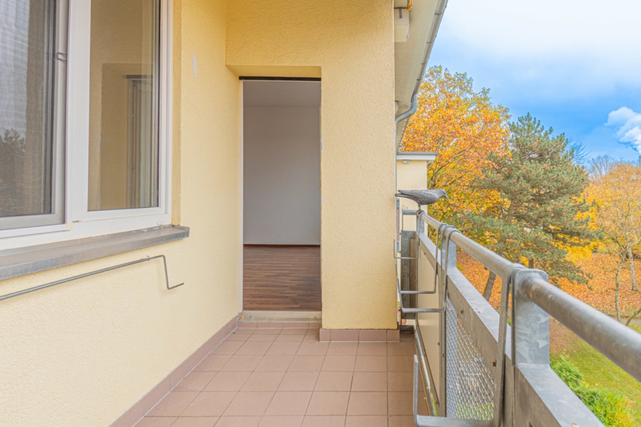 Balkon - Perfekte Wohnung für Paare & Singles – Ruhig, mit Balkon und Top-Verkehrsanbindung