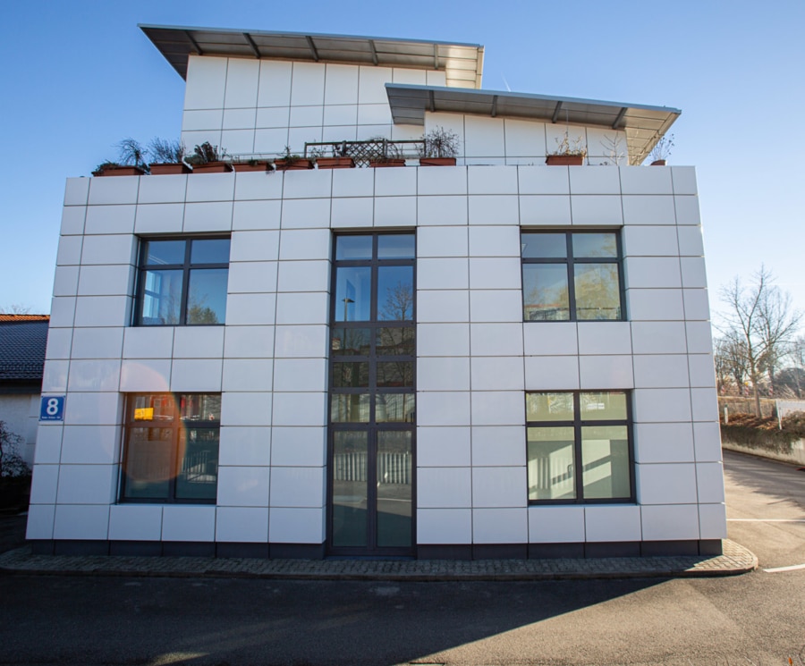 Außenansicht - Top-Bürofläche mit Loggia und Erweiterungspotential in bester Lage