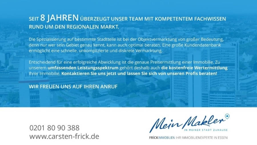 Mein Makler - Frick Immobilien 2 - Rüttenscheid zu Fuß!