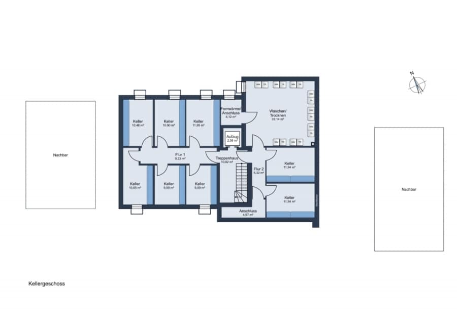 Keller - Krone 35|37 - Urbanes Wohnen in Bochum Ehrenfeld (WE4)