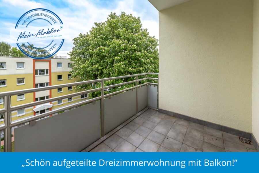 Titelbild - Schön aufgeteilte Dreizimmerwohnung mit Balkon!