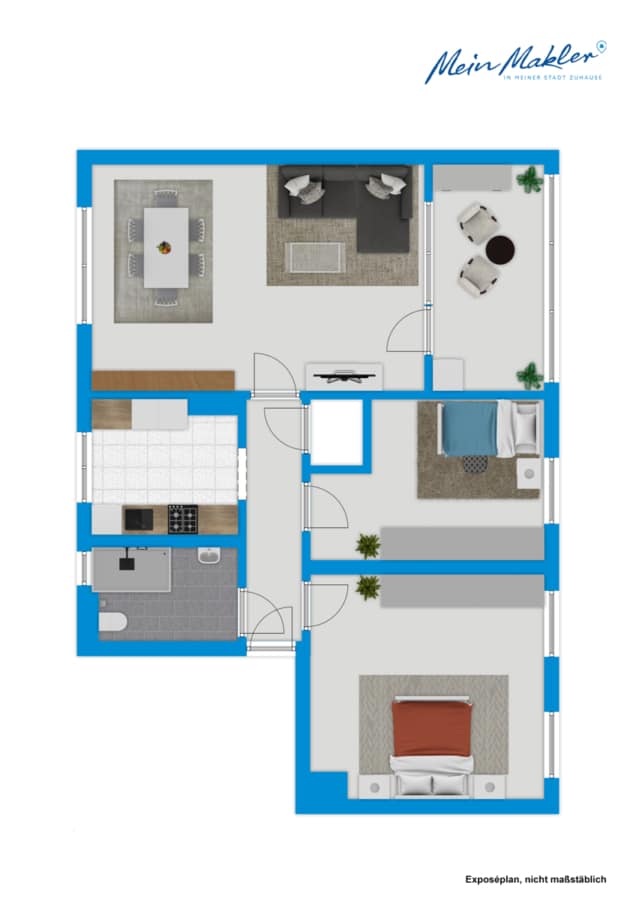 Grundriss - Fußläufig zur Rü! - Ihr neues Zuhause