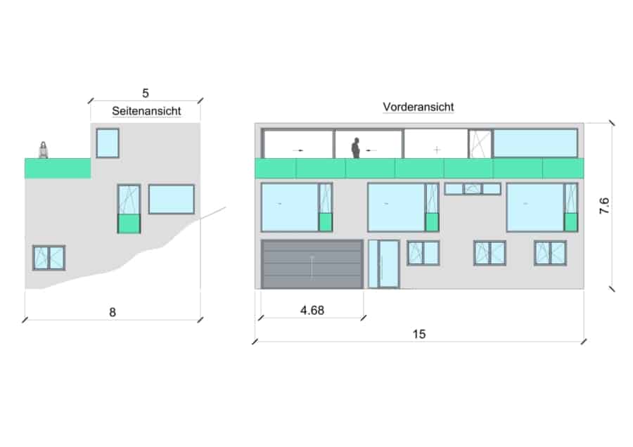 Bebauungsbeispiel - Teil I - Verwirklichen Sie Ihre Wohnträume in Pforzheim Eutingen