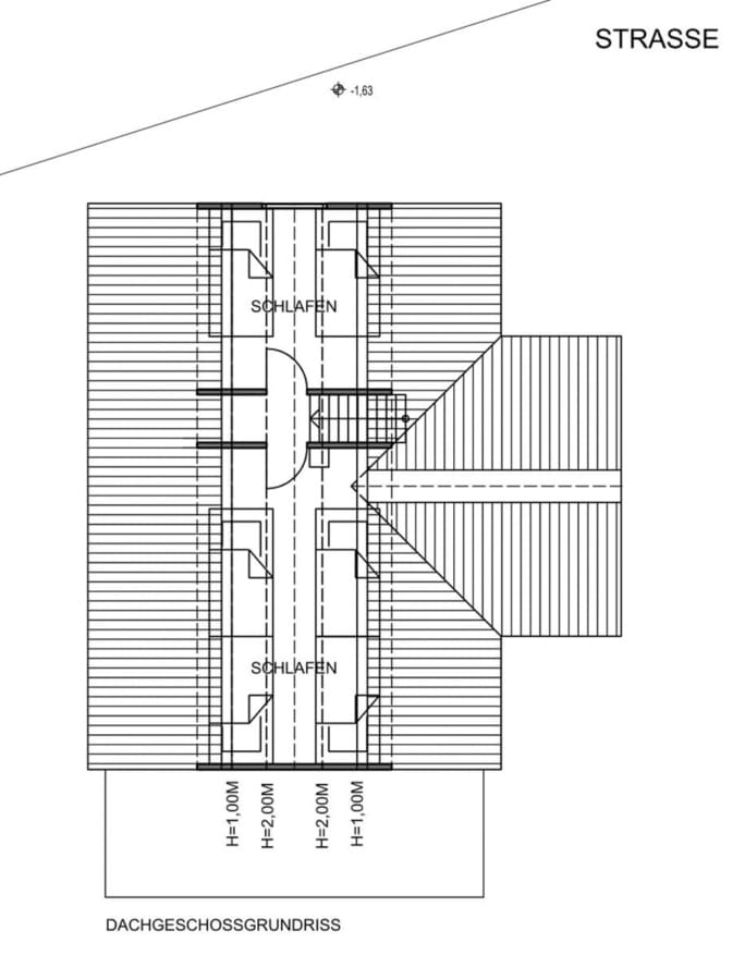 Grundriss DG (mit Anbau) - Traumhaftes Ferienhaus mit Sonnenterrasse