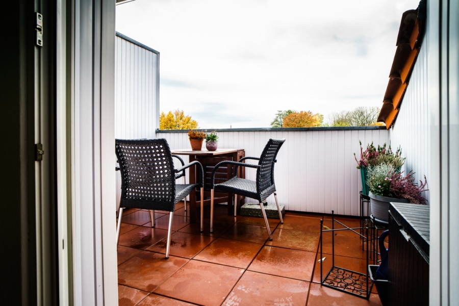 Balkon - Vermietete Eigentumswohnung in beliebter Lage von Ibbenbüren mit direktem Blick auf den Aasee!