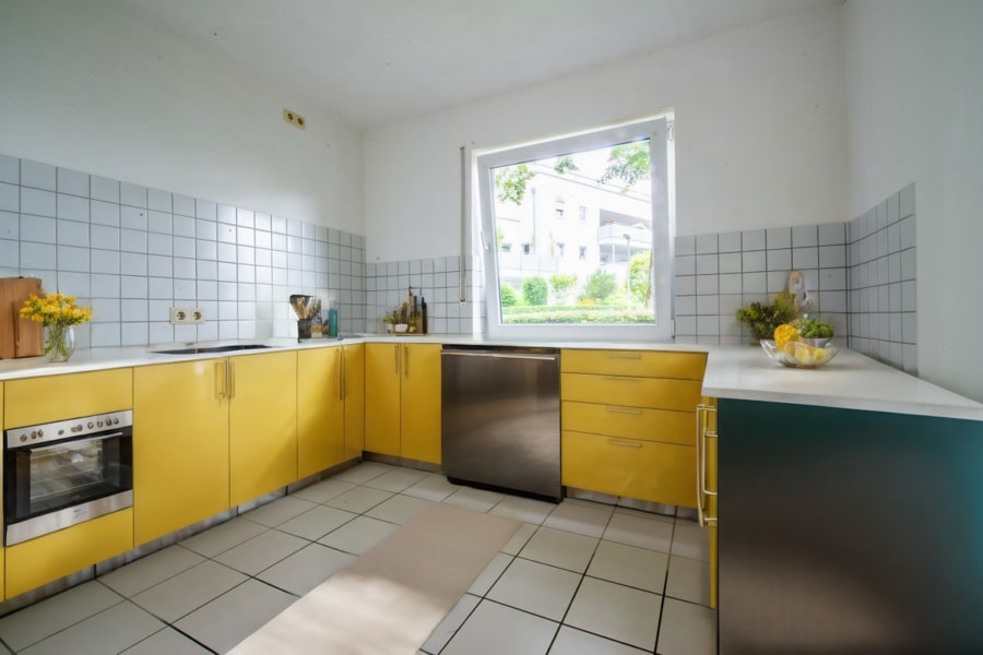 Einrichtungsbeispiel Küche - Erdgeschosswohnung mit Terrasse in Heisingen