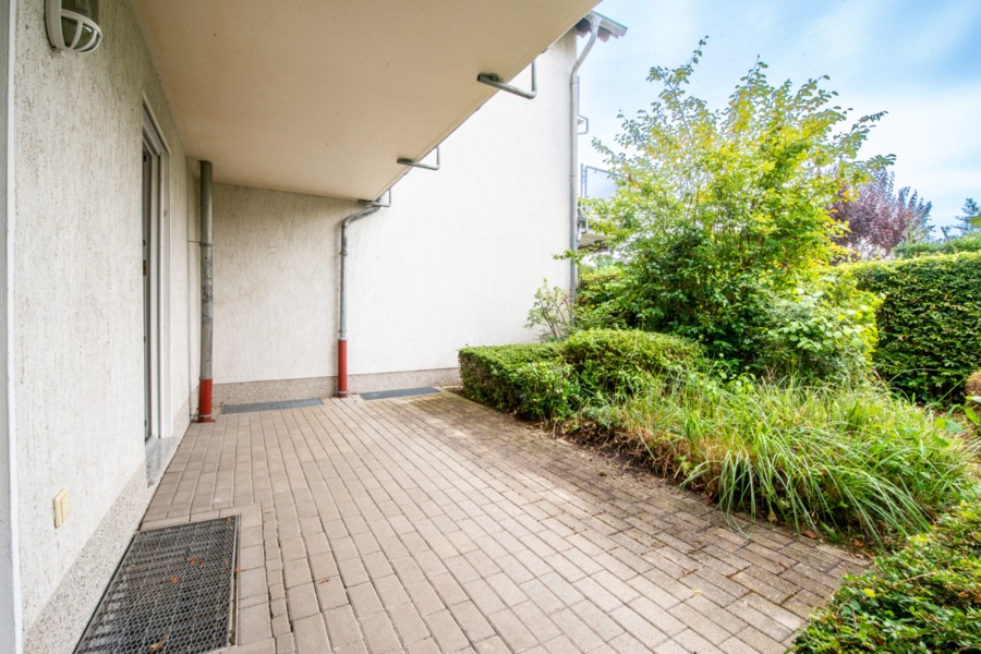 Ansicht Terrasse - Erdgeschosswohnung mit Terrasse in Heisingen