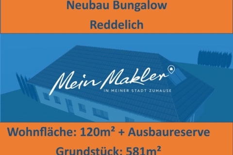 Moderner Neubau in Reddelich, auf 120m² Wohnfläche + 70m² Ausbaureserve., 18209 Reddelich, Bungalow