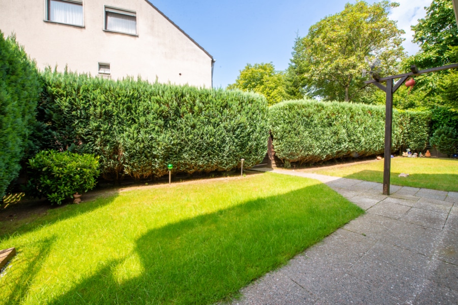 Ansicht Garten - Charmante Doppelhaushälfte in Seenähe