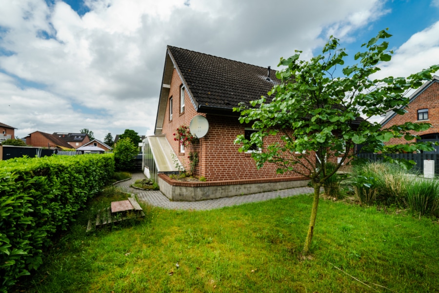 Außenansicht - Exklusives Einfamilienhaus in Dörenthe: Urlaubsoase mit Strandgarten!