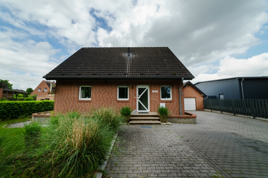 Außenansicht - Exklusives Einfamilienhaus in Dörenthe: Urlaubsoase mit Strandgarten!