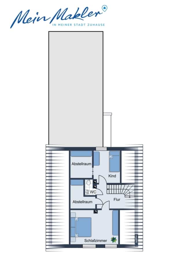 OG - Charmantes Einfamilienhaus mit großem Garten, Garage und mit Raum für Modernisierungen.