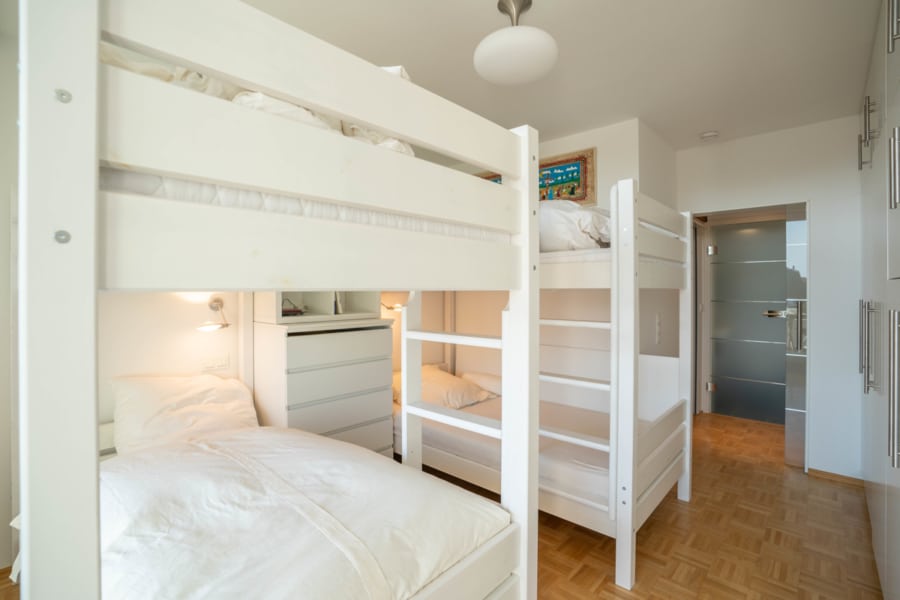 Schlafzimmer - Meerblick pur auf Norderney