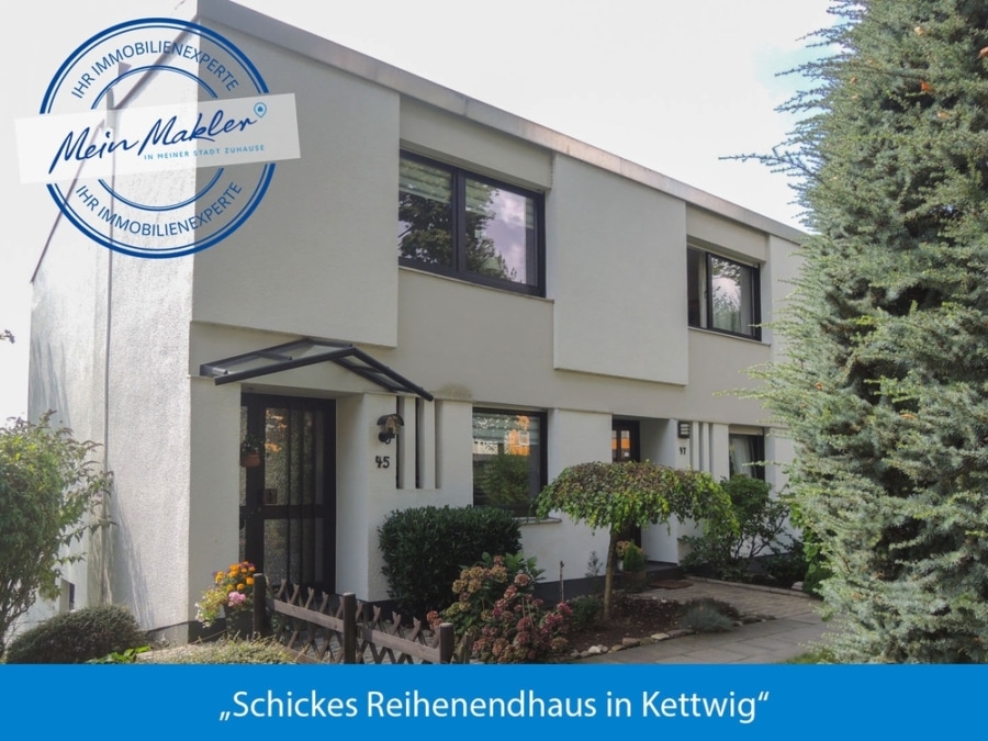 Hausansicht - Schickes Reihenendhaus in Kettwig