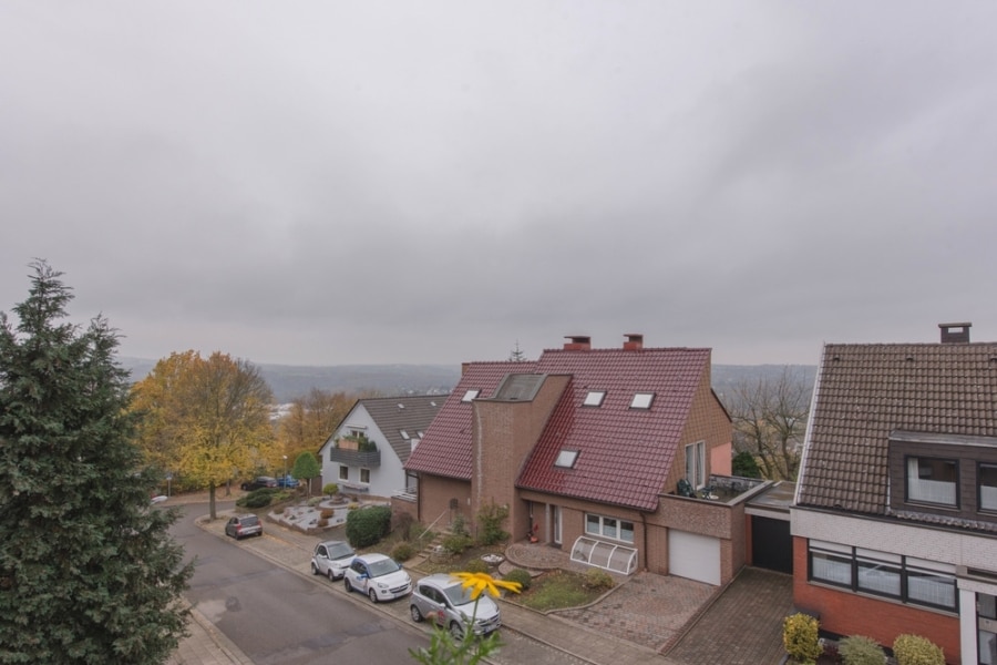 Blick vom Balkon - Tolles Heim: Glücklich sein!