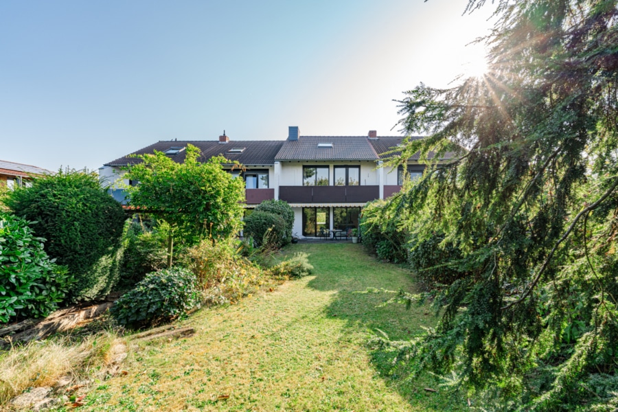 Gartenansicht - Familiennest im Zentrum von Pulheim