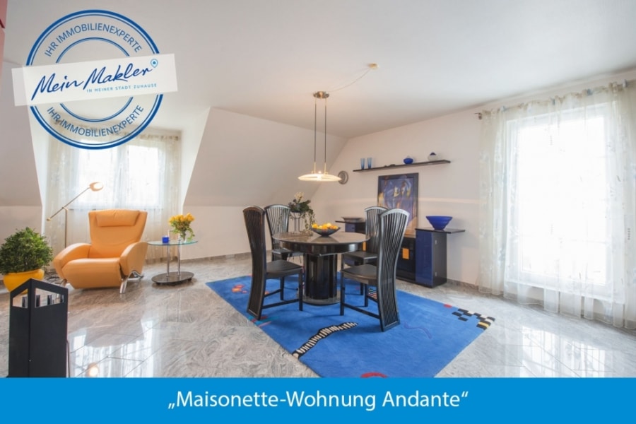 Essbereich - Maisonette-Wohnung Andante