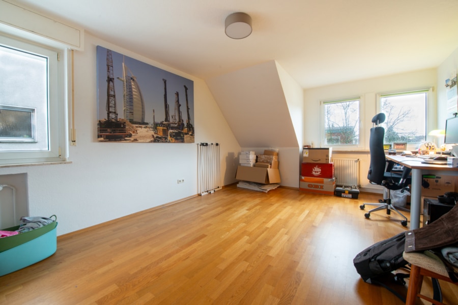 Arbeits-/Schlafzimmer - Traumhafte Maisonettewohnung in Essen-Heisingen