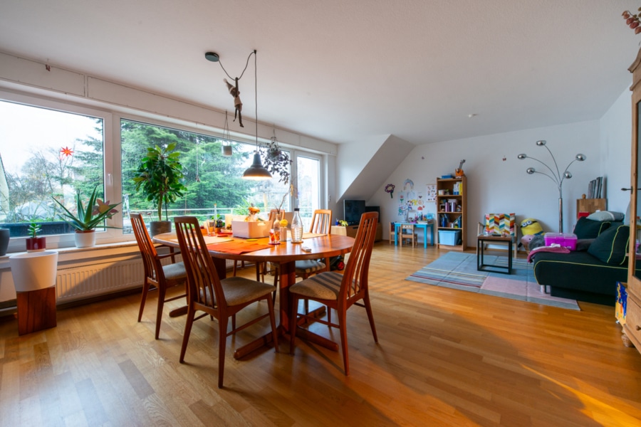 Wohnzimmer - Traumhafte Maisonettewohnung in Essen-Heisingen