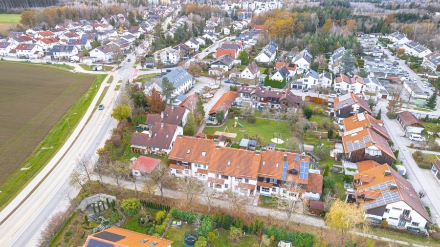 Blick auf die Siedlung - Naturnah wohnen, modern genießen: Ihr Neues Zuhause in der Waldkolonie