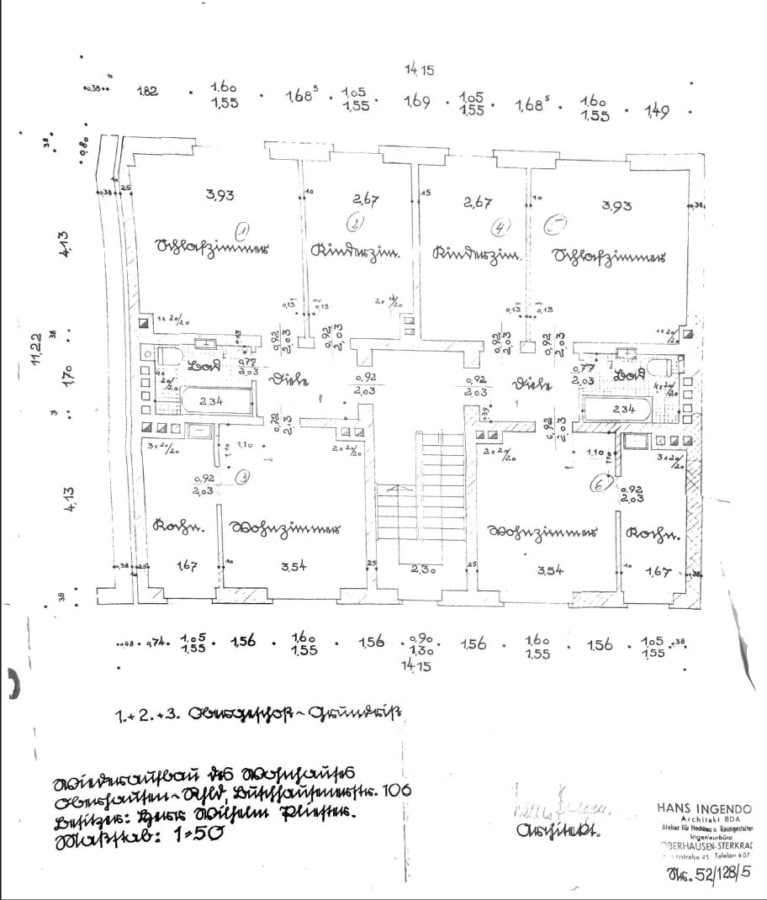 Grundriss 1:2 - " Renditestarkes Mehrfamilienhaus - Perfekt für Investoren "