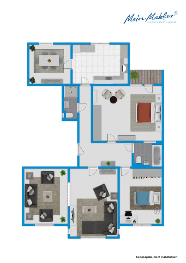 Grundriss - Traumhafte Altbauwohnung in Essen-Rüttenscheid!