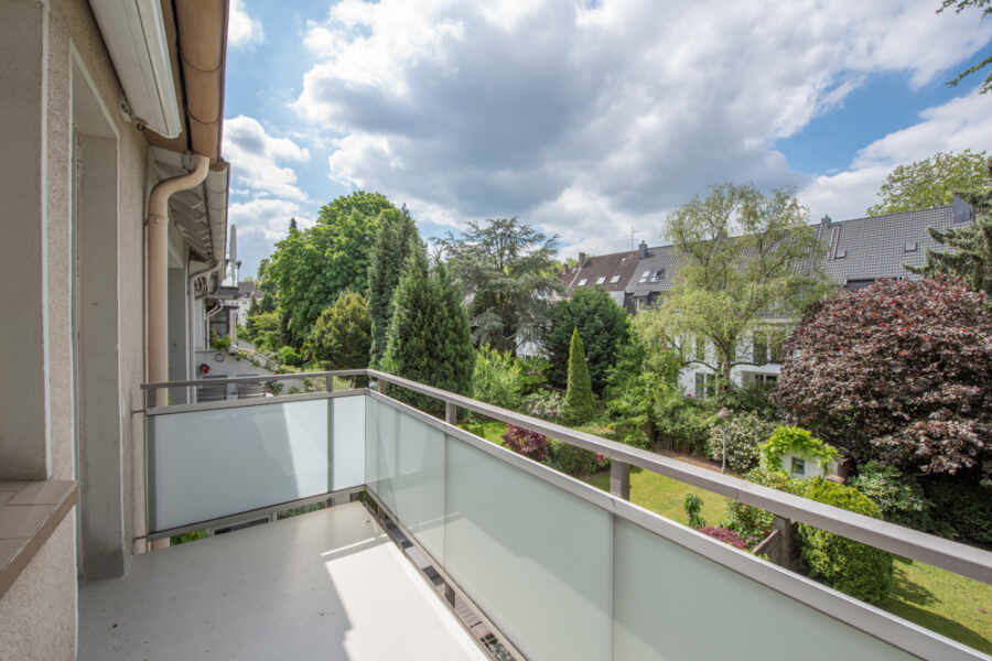 Zentrale 3 Zimmerwohnung in Rüttenscheid - Ansicht Balkon