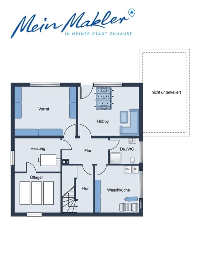 Grundriss KG - Familiennest mit großem Garten