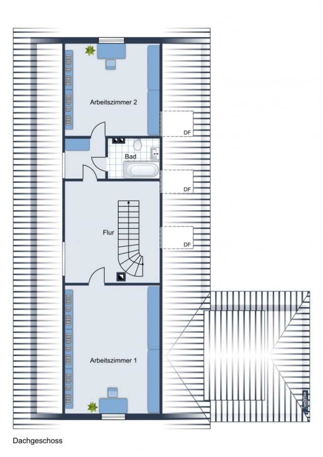 Grundriss DG - Villa Sunshine