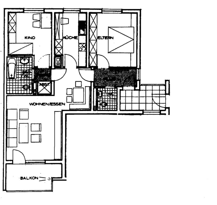 Grundriss - Modern Living