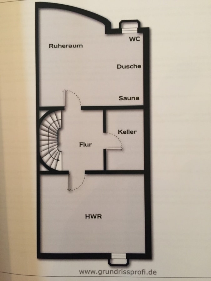 Grundriss Keller - Schmuckstück in ruhiger Lage