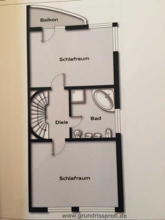 Grundriss 1 OG - Schmuckstück in ruhiger Lage