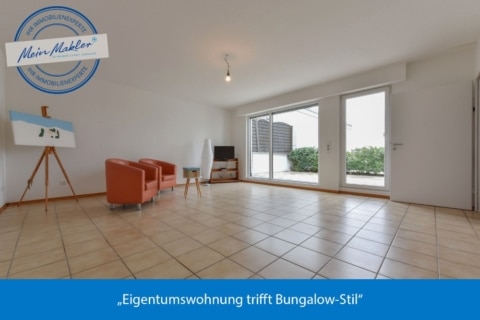 Eigen­tums­wohnung trifft Bungalow-Stil, 45219 Essen / Kettwig, Etagenwohnung