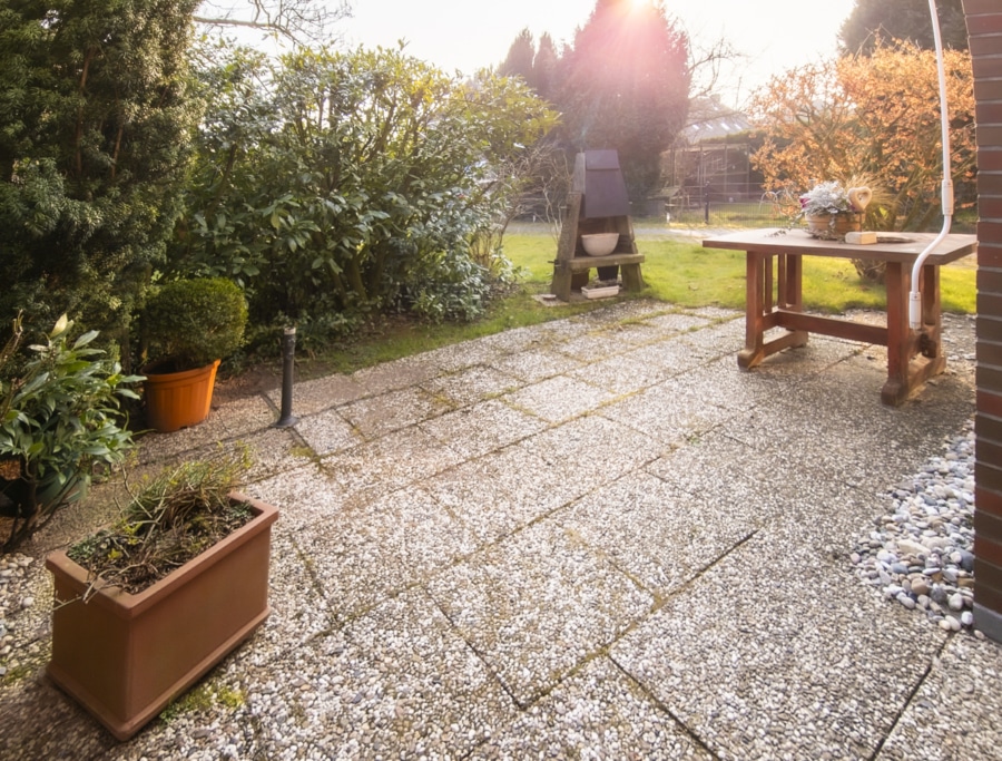 Terrasse - Der Apfel fällt nicht weit vom neuen Zuhause