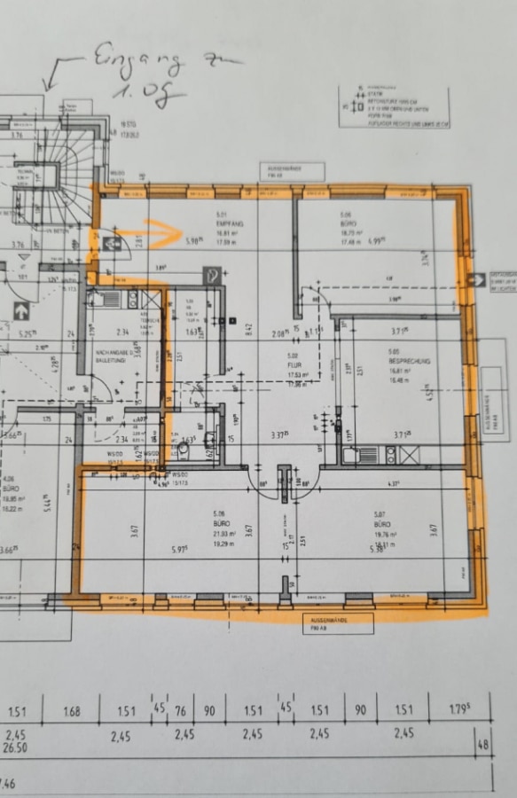 Grundrisse - Exklusives, modernes Büro in Ibbenbüren: Flexible Nutzungsmöglichkeiten und Nähe zum Aasee!